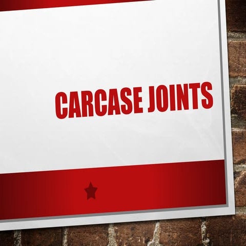 Carcase joints