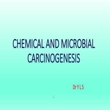 chemical and microbial Carcinogenesis