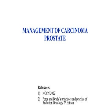 Carcinoma Prostate 