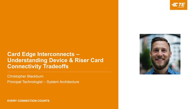 TE Connectivity: Card Edge Interconnects