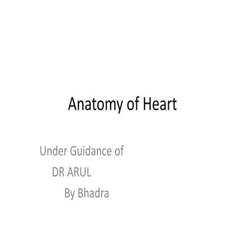Internal features of the heart | PPTX