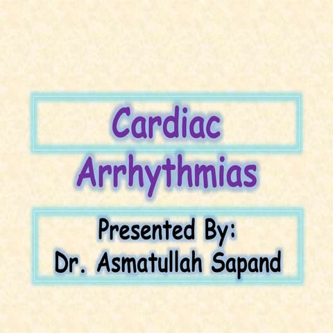 Cardiac Arrhythmias in Pashto ټولې قلبي بې نظمۍ له الفه تر یا پورې په ساده پښ...