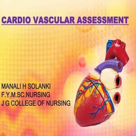 Cardiac assessment ppt