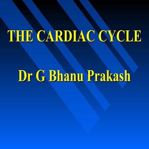 Cardiac cycle Detailed