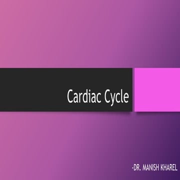 Cardiac cycle