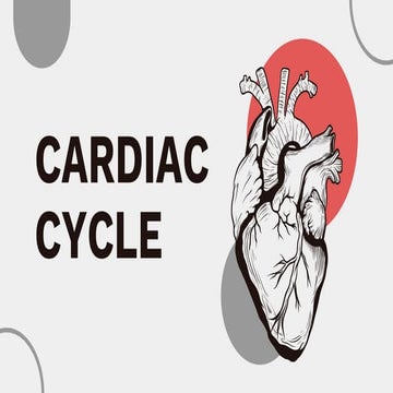 CARDIOLOGY cardiac cycle wiggers diagram | PPTX