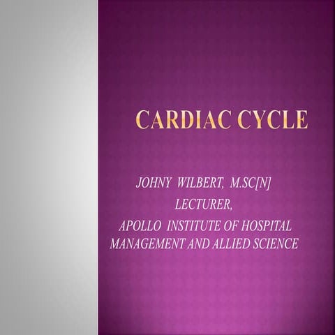 Cardiac cycle new