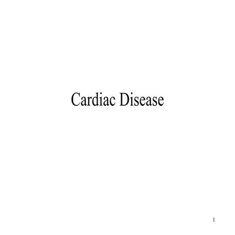 Cardiac disease