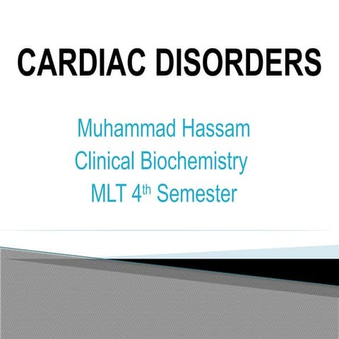 Cardiac Disorders and their Biomarkers.pptx