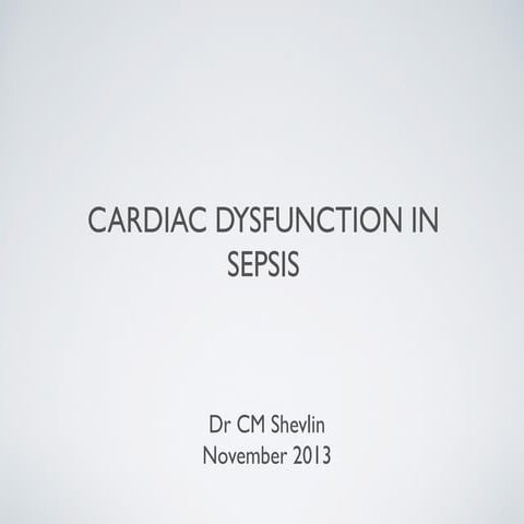 Cardiacdysfunction