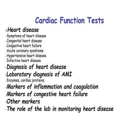 Cardiac Function Tests.ppt