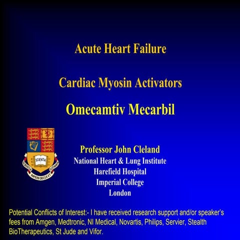 Cardiac myosin activators