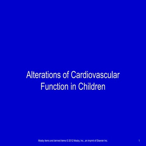Cardiac notes for children