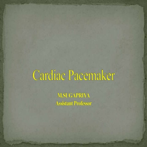 Cardiac pacemaker