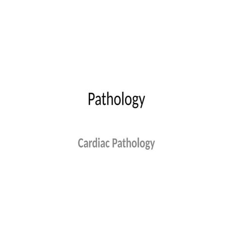 systemic Pathology for cardiovascular diseases  .pptx