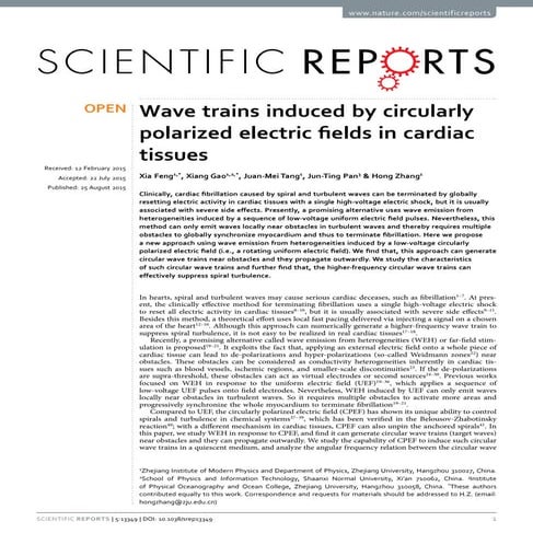 Cardiac polarization Science_report 2015