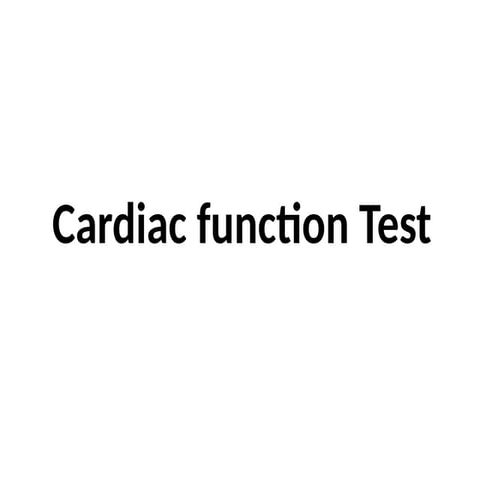 Cardiac profile test ( cardiac function test.pptx