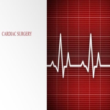 Cardiac surgery 