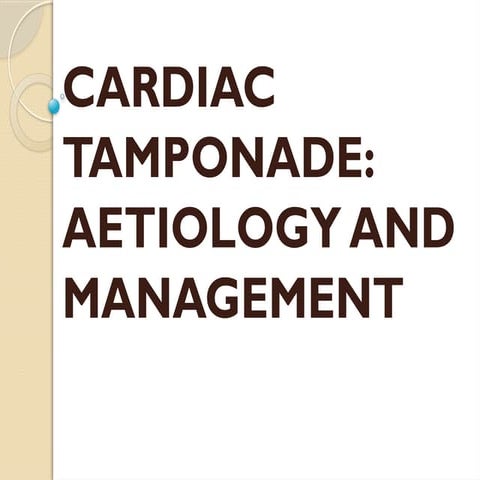 CARDIAC TAMPONADE  IN  CARDIOTHORACIC SURGERY.pptx