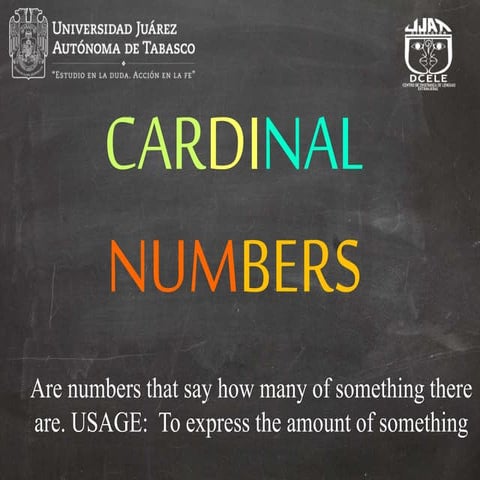 Cardinal numbers