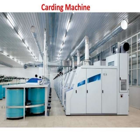 Carding machine