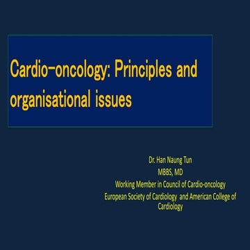 Cardio oncology 