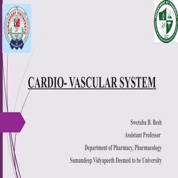 ANATOMY AND PHYSIOLOGY OF CARDIO- VASCULAR SYSTEM.pptx