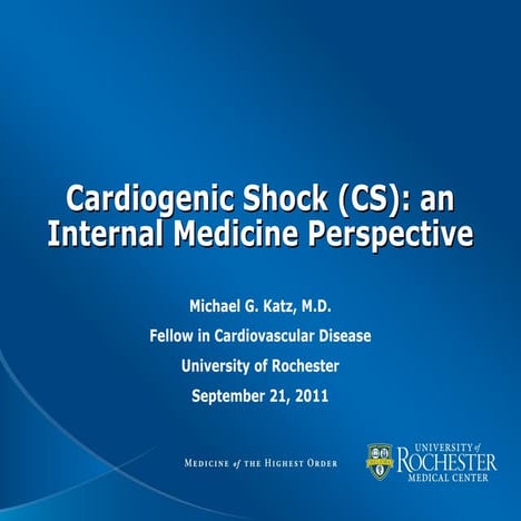 Cardiogenic shock