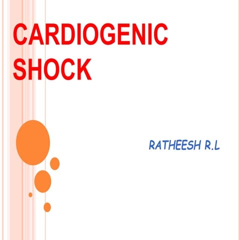 Cardiogenic shock