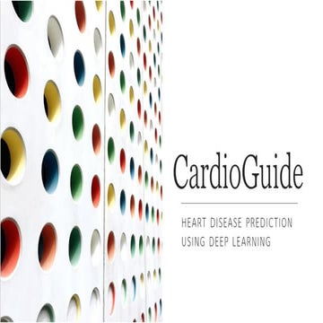 CARDIOGUIDE PROGRESS.pptx heart disease Prediction