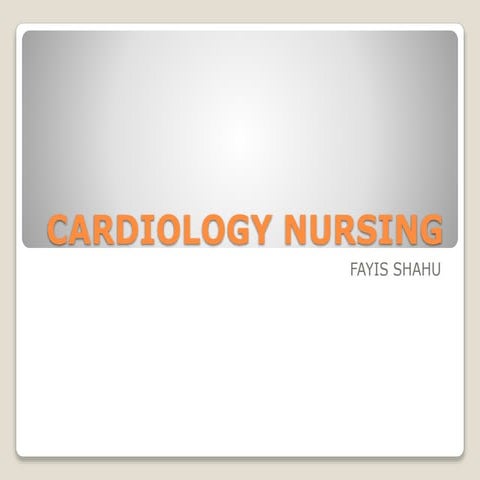 Management of Cardiogenic shock | PPT