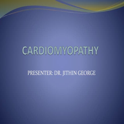Cardiomyopathy