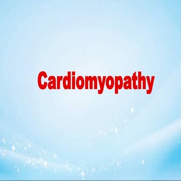 CARDIOMYOPATHY.pptx345533332334555433222333