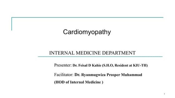 Hypertrophic Cardiomyopathy Presentation Pptx