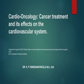 Cardio oncology