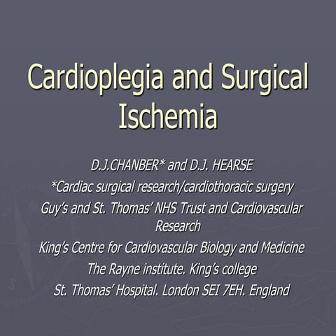 cardioplegiaandsurgicalischemia-140514185549-phpapp02.ppt