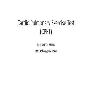 Interpretation of CPET | PPT