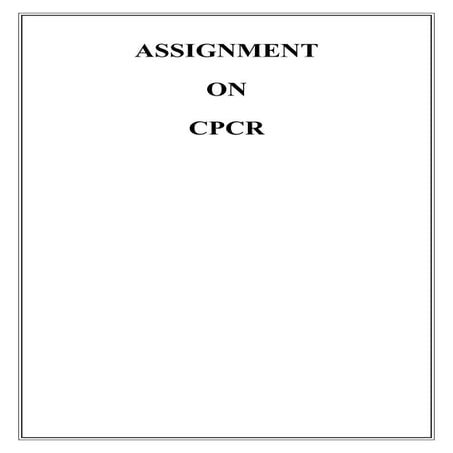 [CPCR] CARDIOPULMONARY CEREBREAL RESUSCITATION PROCEDURES