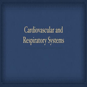 Cardiorespiratory presentation