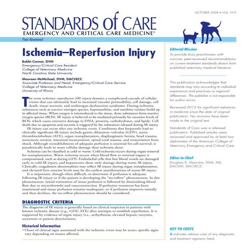 Cardiovascular ischemia - reperfusion injury | PDF