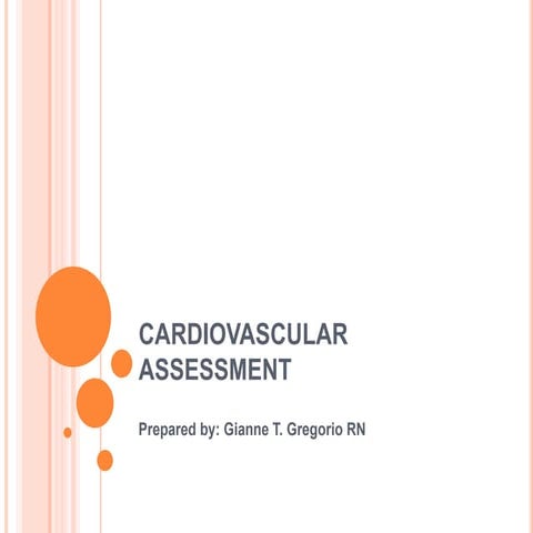 Cardiovascular assessment