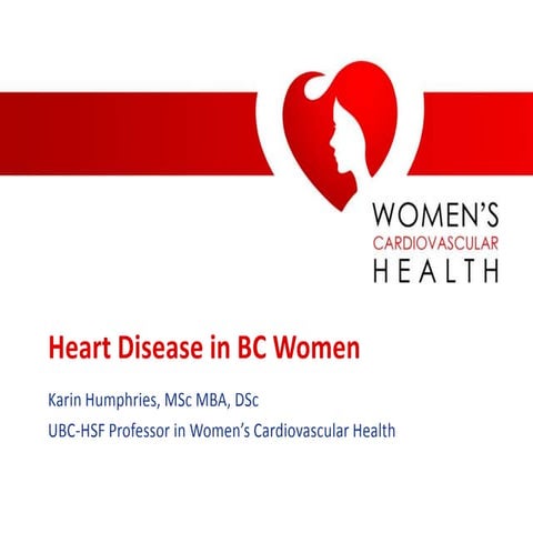 Cardiovascular Disease: A Woman’s Epidemic