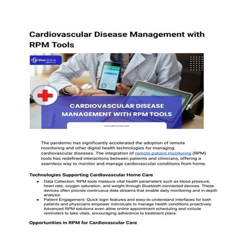 Remote Patient Monitoring | PDF