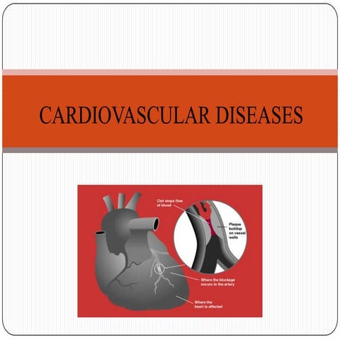 Types of cardiovascular diseases | PPTX