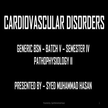 Cardiovascular Disorders...pdf presentation