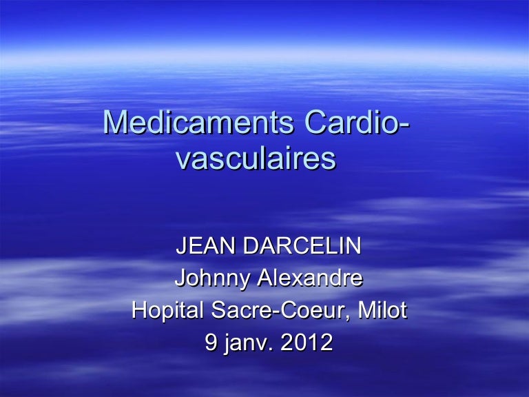 Cardiovascular Medicine (French) Symposia