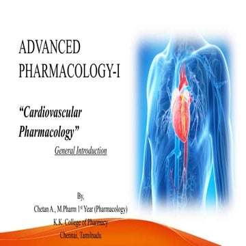 Cardiovascular Pharmacology | Definition | Disorders | Drugs