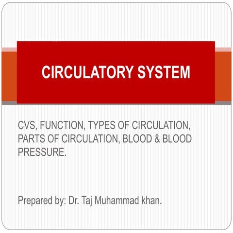 Cardiovascular system.