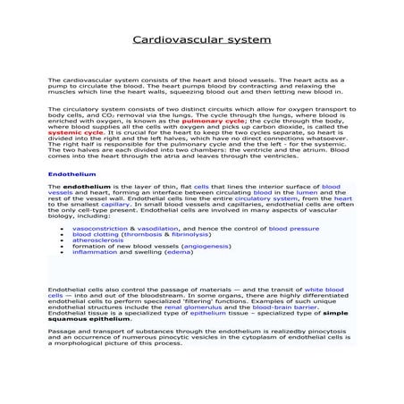 Cardiovascular system   copy