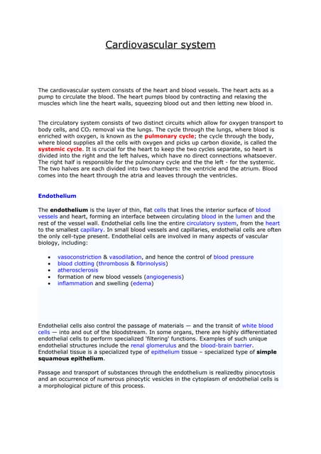 Cardiovascular system   copy
